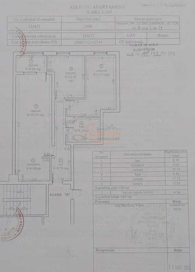 Apartament 3 camere ISARAN etaj intermediar, loc de parcare. - Poză 5