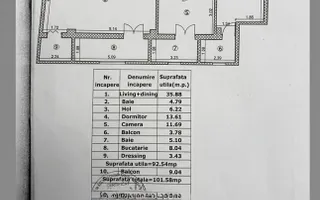Apartament 3 camere Floreasca | Imobil 2013 - Schiță 14