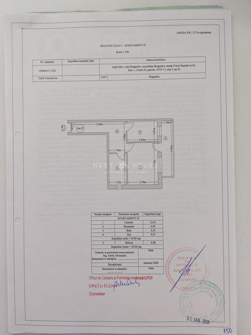 🔑  Garsonieră + Parcare | Șos. Alexandriei - 10km Unirii | Comision 0 - Schiță 8