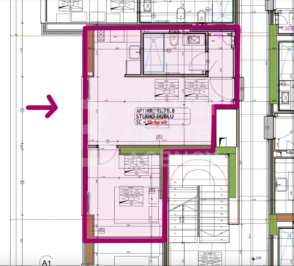 Vânzare apartament 4 camere, vedere superba, One Lake Club, București - Schiță 12