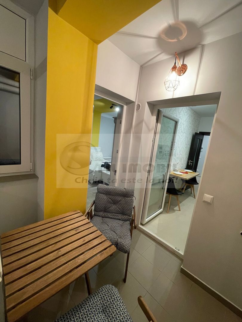 Apartament 1 camera, decomandat, Bucium, bloc 2013 mobilat modern - Poză 14