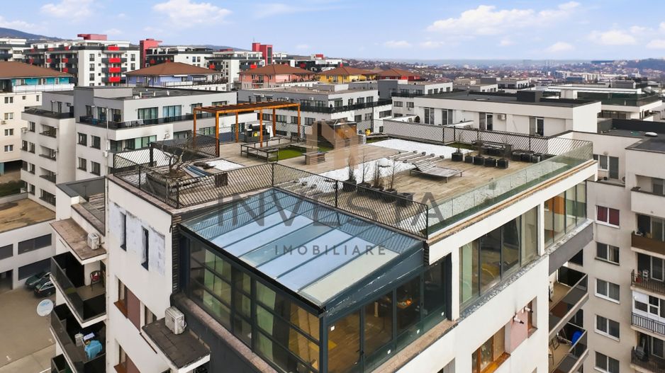Penthouse exclusivist cu acces din lift, terasa 340 mp, 245 mp utili - Poză 23