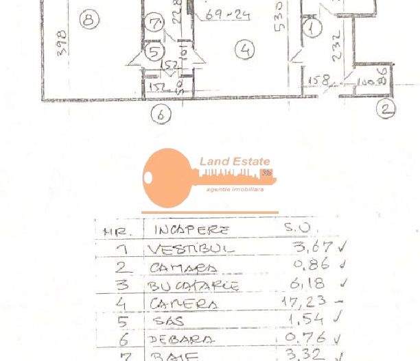 Apartament 2 camere | Titan | 50 m² | Etaj 3/9 - Schiță 6
