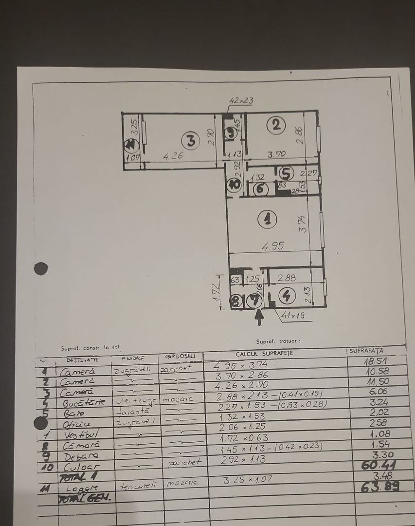 Apartament 3 camere Dr Taberei Hanul Drumetului - Poză 9