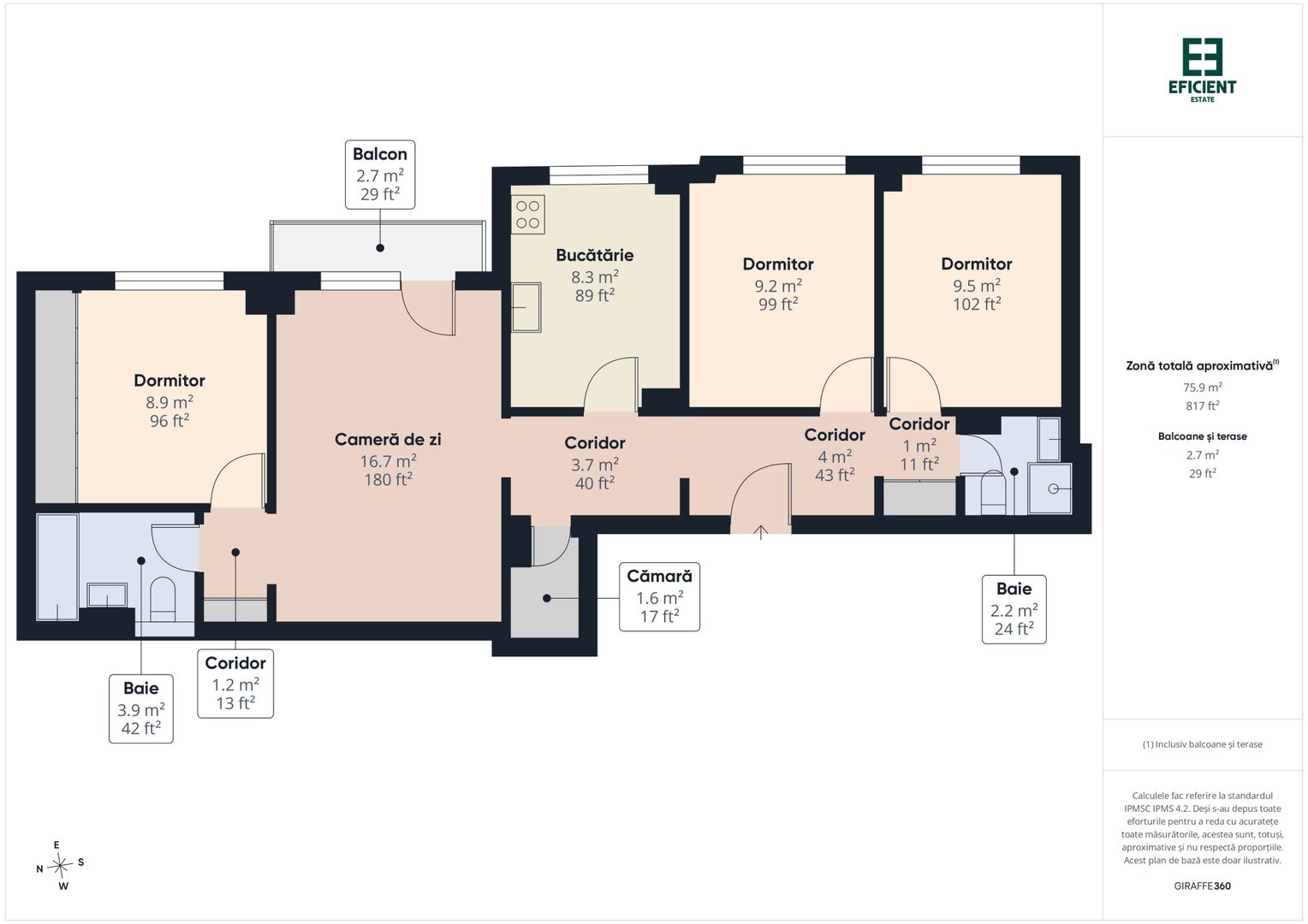 De închiriat - Apartament cu 4 camere - Zona Micălaca - Arad - Poză 26