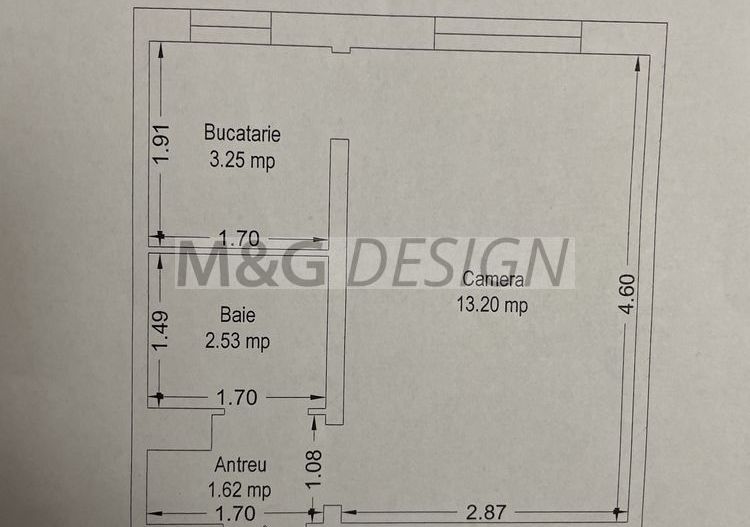 Etaj 2  Complexul Studentesc 1 camera - Poză 8