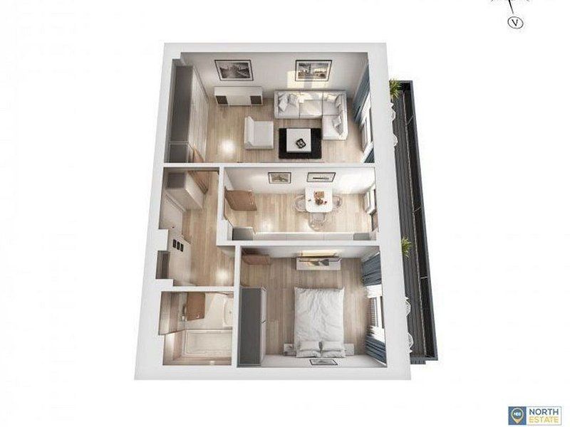 Apartament mobilat si utilat, parcare, Iancu Nicolae 133 - Poză 16