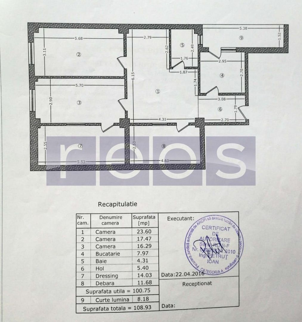 APARTAMENT 3 CAMERE | CURTE | GIULESTI - Poză 7