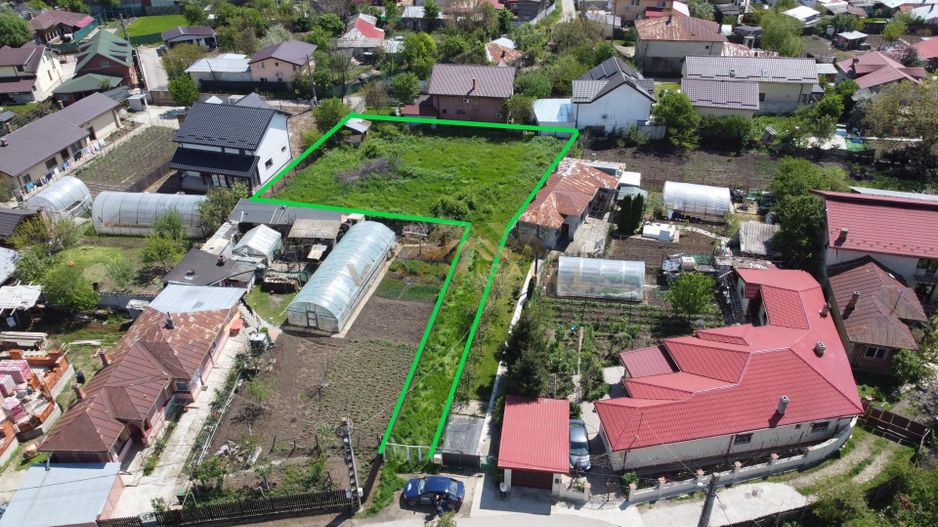 Afacere!!! Teren intravilan - Urbanism pentru 3 case - Gaze si Curent - Poză 1