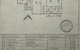 Apartament 2 camere | Domenii – 1 Mai - Piata Chibrit - Schiță 10