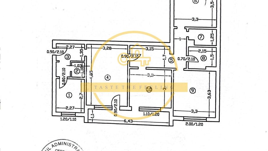 🏡 Apartament 4 camere, complet renovat și mobilat – Tătărași - Poză 9