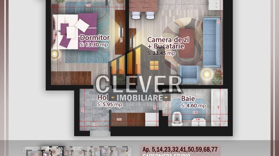 Apartament 2 camere | Finisaje Premium | Pallady | Comision 0 reducere parcare - Poză 3