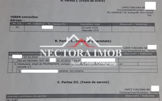 NECTORA IMOB-Teren Intravilan 1535 mp, Osorhei, Teren plat, Utilitati - Poză 2