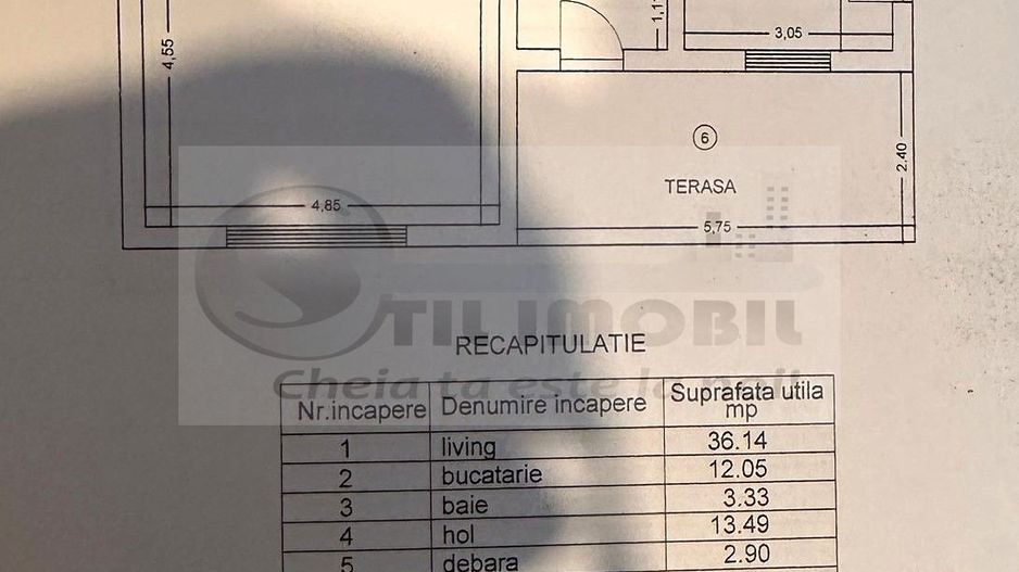 Vila individuala 4 camere (136mp) - teren 576 mp - 195.000 euro ! - Schiță 14