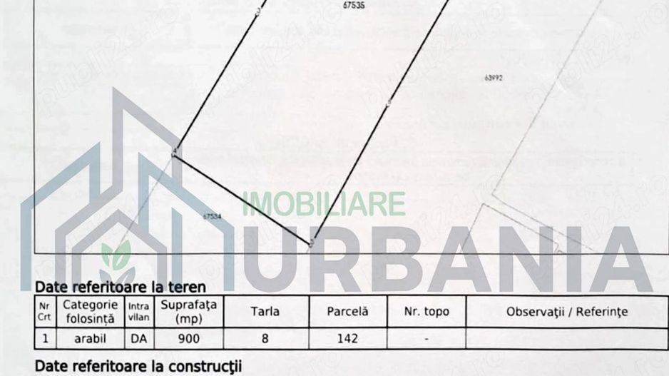 Teren intravilan 900 mp în Vânători, la 9 km de Copou - Poză 2