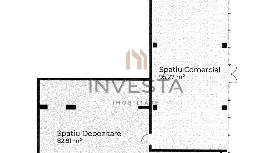 Spatiu Alimentatie Publica de vanzare, 178mp, Baza Sportiva Gheorgheni - Schiță 1