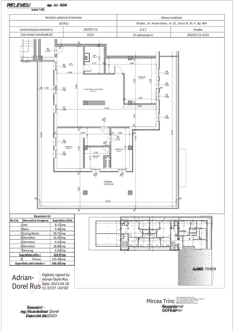 PENTHOUSE ULTRACENTRAL TRIPLA ORIENTARE 243 MP-PRET 278.000 EURO+TVA - Poză 11