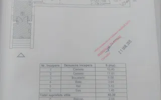 Apart. 2 cam. Parter cu Balcon + Parcare! Chiajna lângă Pădure ! - Schiță 24