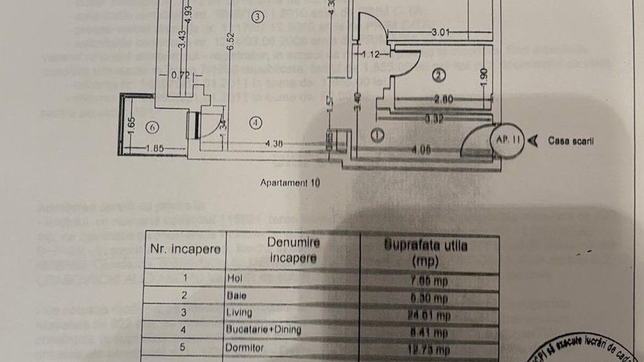 Apartament 2 camere Tomis Plus - loc parcare subteran - Schiță 12