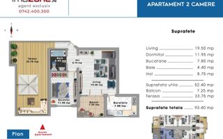 DRUMUL TABEREI | BRANCUSI | 2 CAMERE CU TERASA DE 37MP | MOBILAT | COMISION 0% ! - Poză 2