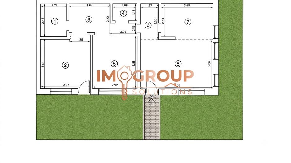 Apartament cu 3 camere si gradina de 120mp - 0% comision - Rediu - Poză 1