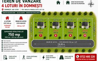 trei loturi 600 mp - Poză 1