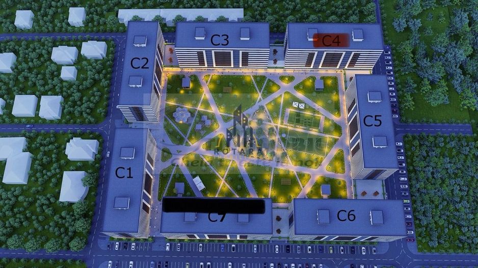 Apartament 2 camere semidecomandat, Copou Garden, 99.000 euro - Poză 7