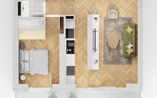 Apartament de vânzare 2 camere Complex Lakefield - Schiță 9