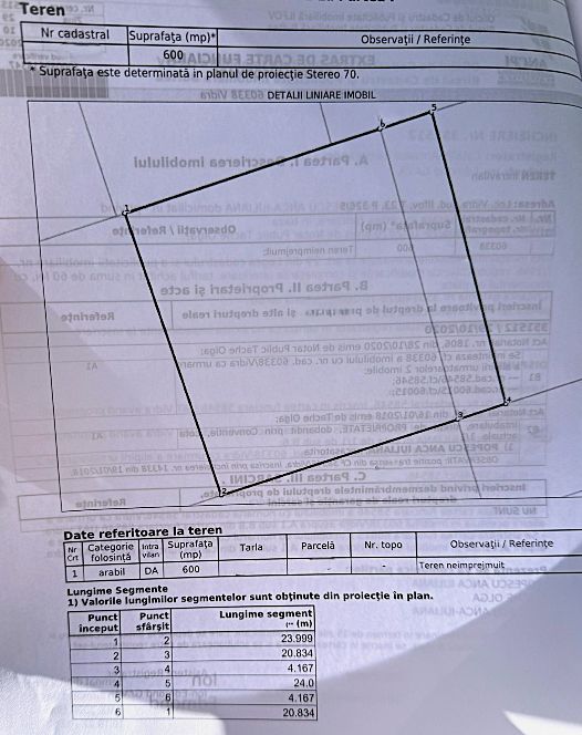 Vanzare teren intravilan 600mp, Berceni- Vidra - Poză 2