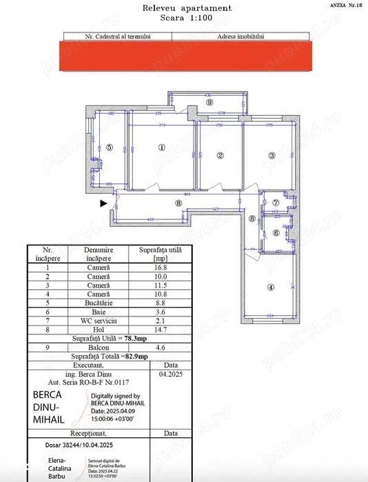 De vanzare Apartament 4 camere LUJERULUI - Poză 7