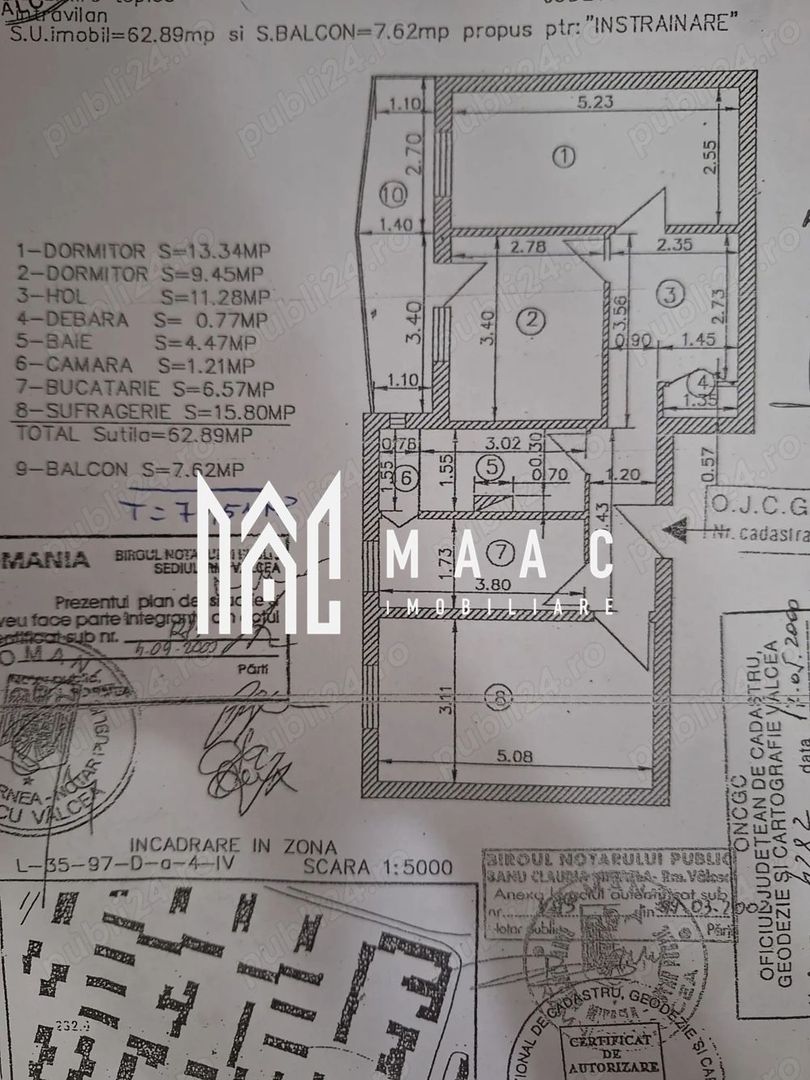 Apartament 3 camere decomandat | Ostroveni, Râmnicu Vâlcea | 70 mp, renovat - Poză 11