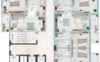 Apartament cu 2 camere de vânzare, Carpathia - Schiță 11