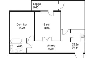 Vânzare, apartament, 2 camere, strada Calea Ieşilor, Buicani - Poză 10