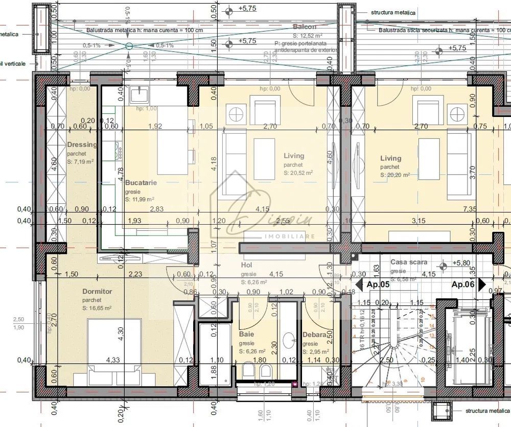 2 camere Premium I Vedere Panoramica I 82 mp - Poză 2