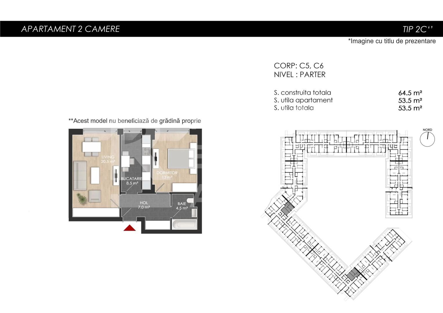 Vânzare, apartament cu 2 camere în zona Bucureștii Noi - Poză 9