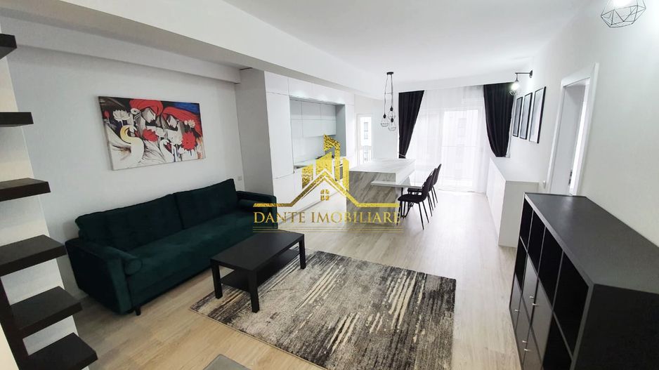 2 camere, mobilat modern, bloc nou, balcon, parcare, zona Marasti - Poză 1