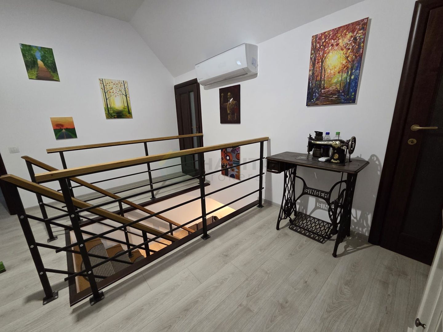 Casă unicat, stil american, 4 camere, garaj, teren 450 mp – Tunari - Poză 31