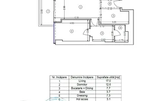 2 Camere Floreasca || Vedere Lac || Parcare + Boxa 320.000 +TVA - Schiță 16