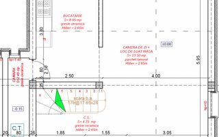Duplex 5 camere ,despartit prin camera tehnica, finisat la cheie in Mosnita - Schiță 17