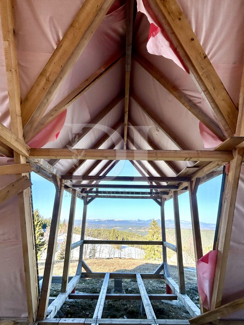 Cabana tip A frame si teren 1000 mp de vanzare / Marisel . Cluj - Poză 8