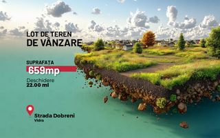 Teren 659 mp, Comuna Vidra, Jud.Ilfov, acces rapid la Bucuresti - Poză 1