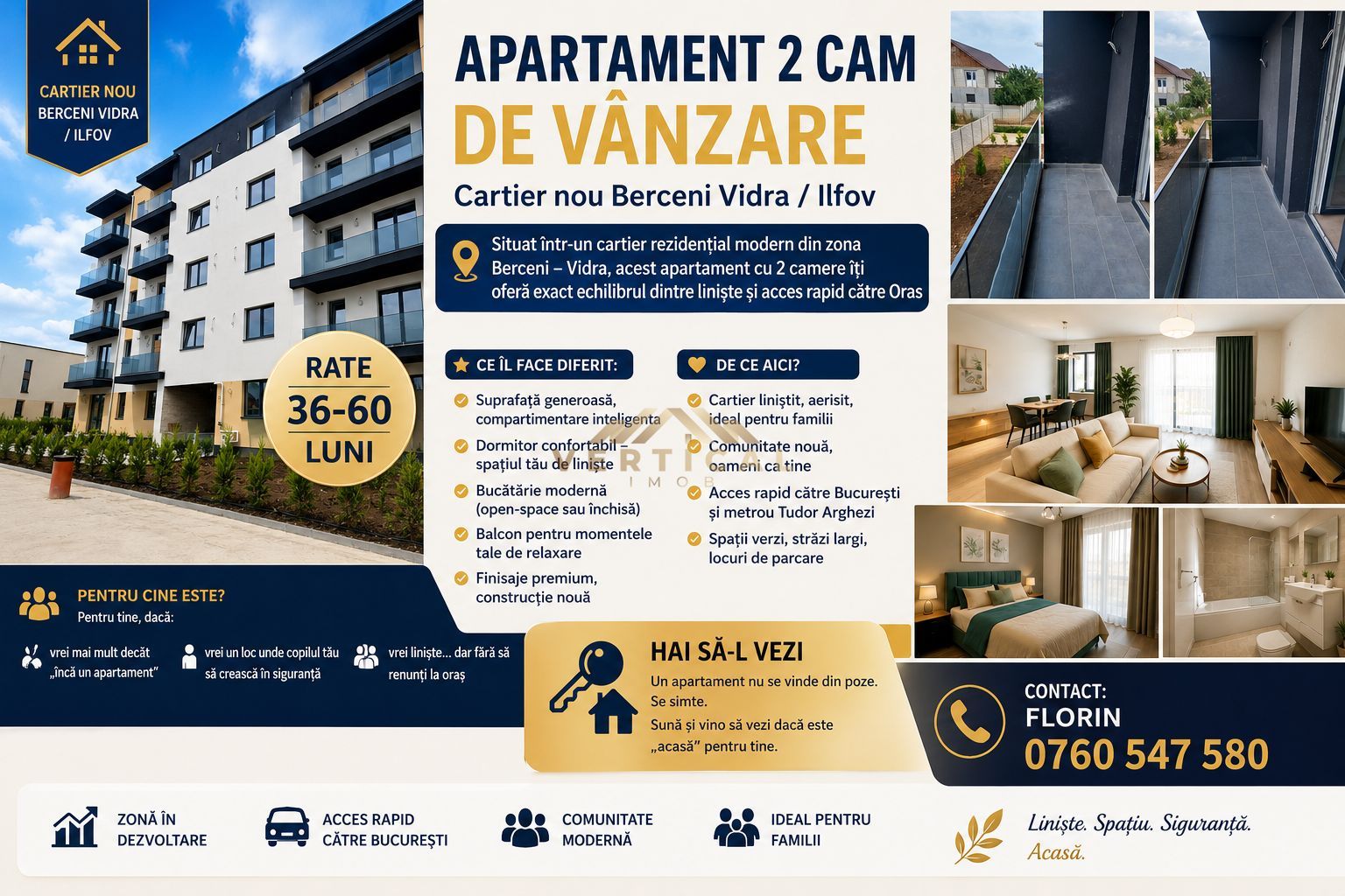 🏡 Apartamente/Garsoniere de Vânzare | Cartier Nou Berceni – Vidra - Poză 1