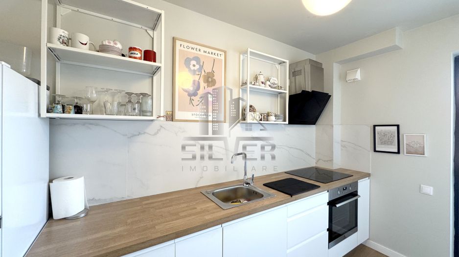 Apartament in imobil nZEB/parcare cu CF/complet mobilat si utilat. - Poză 12