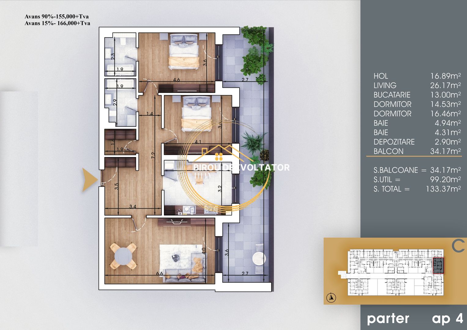 8 minute Finisaje moderne Finalizat Decomandat 2 bai Metrou Teclu Ikea - Poză 8
