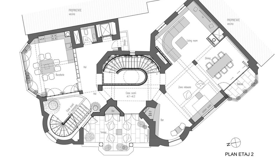 Casa Trei | Arhitectură neoclasică reinterpretată contemporan - Schiță 19