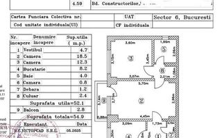 de vanzare apartament  2 camere Crangasi - Poză 15