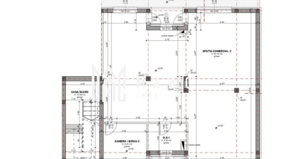 Spatiu Comercial | Open-space | 4 locuri de parcare | 93MPU | Arhitectilor - Poză 1