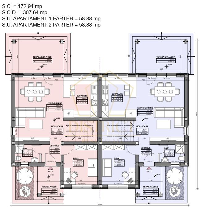 0%COMISION Duplex deosebit cu 5 camere | Valery | Mosnita - Schiță 18