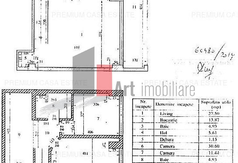 Apartament 3 camere tip Duplex - zona Calea Calarasilor/Popa Nan - Schiță 30