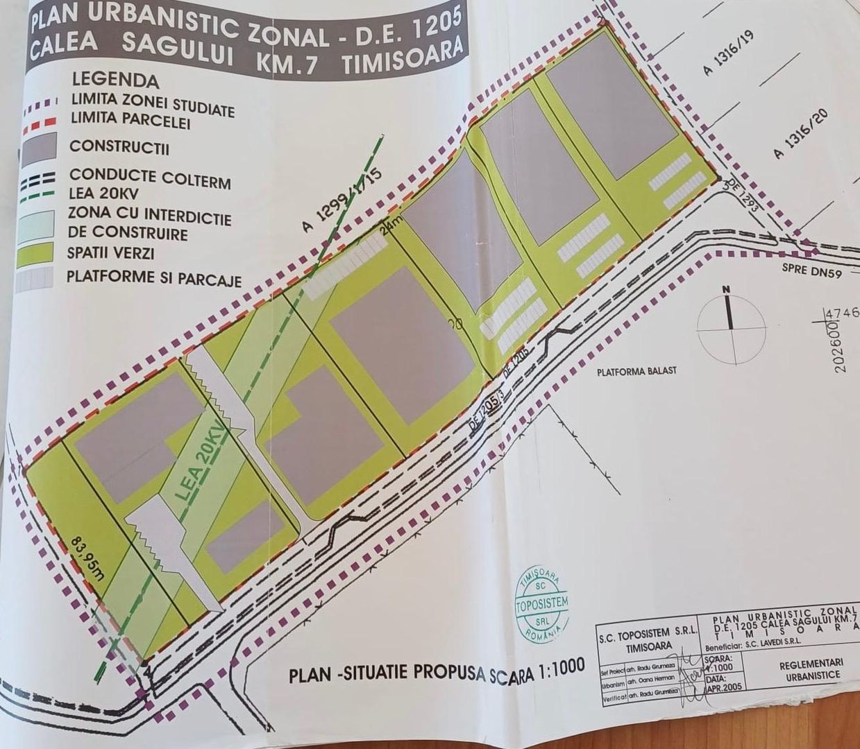 Teren parcelat 27.299mp Timisoara / Zona Sagului - Poză 3